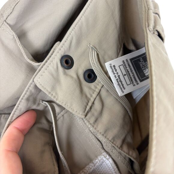 The North Face Tan Khaki Convertible Pants Shorts Women's 4 - Picture 9 of 9